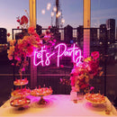 Let's Party Neon Sign