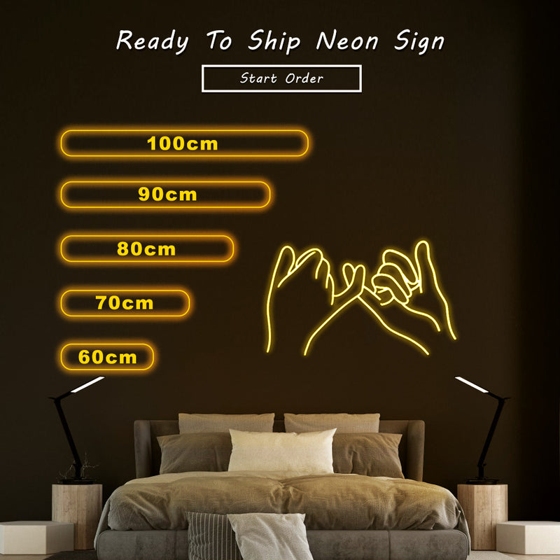 Little Finger Neon Sign