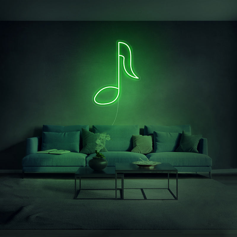 Mini Music Note 2 Neon Sign