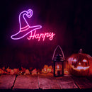 Halloween Hat Neon Sign